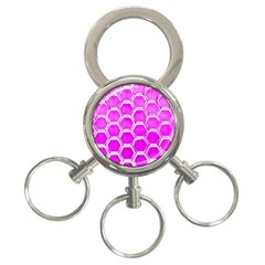 Hexagon Windows 3-ring Key Chain by essentialimage365