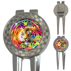 Tiger In The Jungle 3-in-1 Golf Divots by icarusismartdesigns