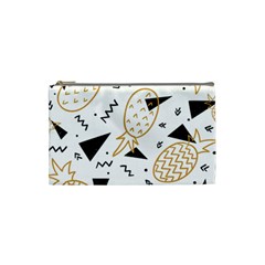 Golden Pineapples Cosmetic Bag (small) by goljakoff