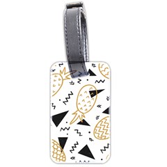 Golden Pineapples Luggage Tag (two Sides) by goljakoff