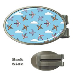 Birds In The Sky Money Clips (oval)  by SychEva