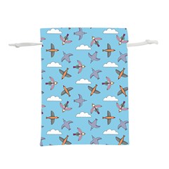 Birds In The Sky Lightweight Drawstring Pouch (m) by SychEva