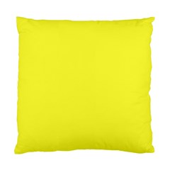 Color Maximum Yellow Standard Cushion Case (one Side) by Kultjers