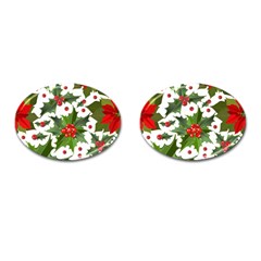 Christmas Berry Cufflinks (oval) by goljakoff