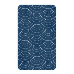 Blue Sashiko Plaid Memory Card Reader (rectangular) by goljakoff