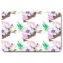 Floral Art Large Doormat  by Sparkle