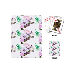 Floral Art Playing Cards Single Design (mini) by Sparkle