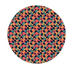 Beautiful Shapes Pattern Mini Round Pill Box (pack Of 3) by designsbymallika