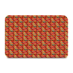 Square Floral Print Plate Mats by designsbymallika