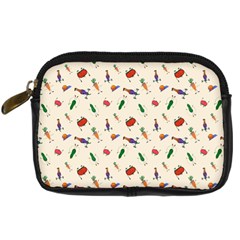 Vegetables Athletes Digital Camera Leather Case by SychEva