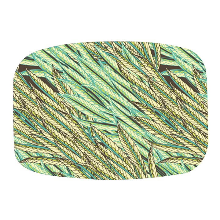 Green leaves Mini Square Pill Box