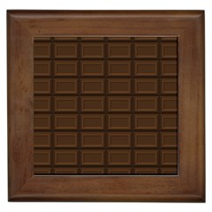 Milk Chocolate Framed Tile by goljakoff