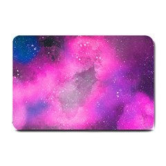 Purple Space Paint Small Doormat  by goljakoff