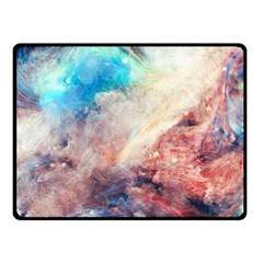 Abstract Galaxy Paint Fleece Blanket (small) by goljakoff