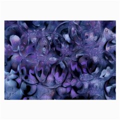 Carbonated Lilacs Large Glasses Cloth (2 Sides) by MRNStudios