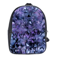 Carbonated Lilacs School Bag (large) by MRNStudios