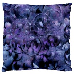 Carbonated Lilacs Large Flano Cushion Case (two Sides) by MRNStudios