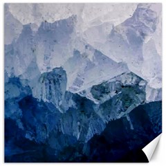 Blue Ice Mountain Canvas 16  X 16  by goljakoff