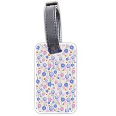 Watercolor Dandelions Luggage Tag (one Side) by SychEva