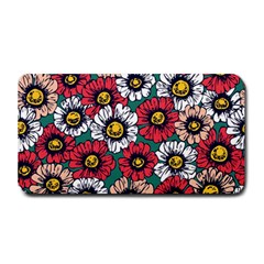 Daisy Colorfull Seamless Pattern Medium Bar Mats by Kizuneko