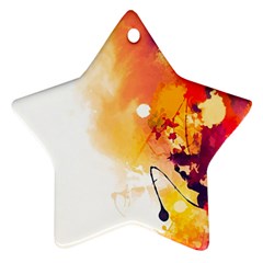 Autumn Paint Star Ornament (two Sides) by goljakoff