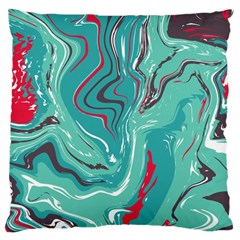 Vector Vivid Marble Pattern 2 Large Cushion Case (two Sides) by goljakoff