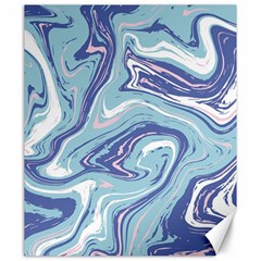 Blue Vivid Marble Pattern 9 Canvas 20  X 24  by goljakoff