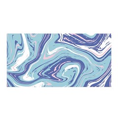 Blue Vivid Marble Pattern 9 Satin Wrap by goljakoff