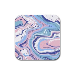 Vector Vivid Marble Pattern 11 Rubber Coaster (square)  by goljakoff