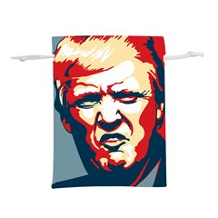 Trump Pop Art Lightweight Drawstring Pouch (l) by goljakoff