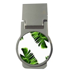 Banana Leaves Money Clips (round)  by goljakoff