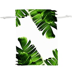 Banana Leaves  Lightweight Drawstring Pouch (xl) by goljakoff