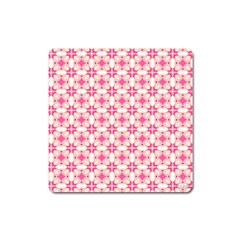 Pinkshabby Square Magnet by PollyParadise