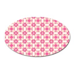 Pinkshabby Oval Magnet by PollyParadise