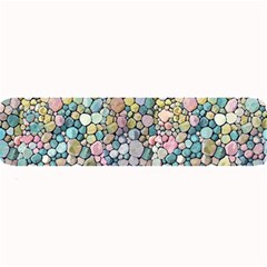 Multicolored Watercolor Stones Large Bar Mats by SychEva