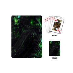 Alien2 Playing Cards Single Design (mini) by PollyParadise