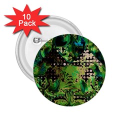 Peacocks And Pyramids 2 25  Buttons (10 Pack)  by MRNStudios