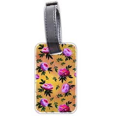 Delicate Peonies Luggage Tag (two Sides) by SychEva