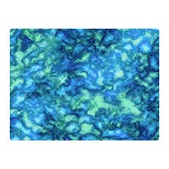 Deep Blues Double Sided Flano Blanket (mini)  by AlkaravanCreations