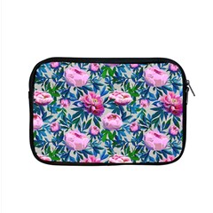 Pink Peonies Watercolor Apple Macbook Pro 15  Zipper Case by SychEva