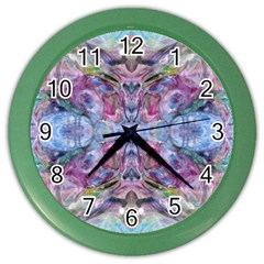 Marbled Pebbles Color Wall Clock