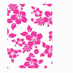 Hibiscus Pattern Pink Large Garden Flag (two Sides) by GrowBasket