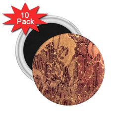 Abstract Cracked Texture Print 2 25  Magnets (10 Pack)  by dflcprintsclothing