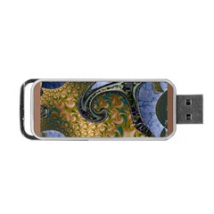 Ancient Seas Portable Usb Flash (one Side) by LW323