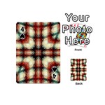 Royal Plaid Playing Cards 54 Designs (Mini) Front - Spade4