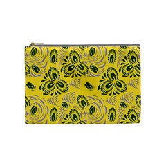 Folk Floral Pattern  Abstract Flowers Surface Design  Seamless Pattern Cosmetic Bag (medium) by Eskimos