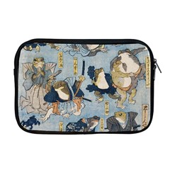 Famous Heroes Of The Kabuki Stage Played By Frogs  Apple Macbook Pro 17  Zipper Case by Sobalvarro