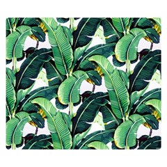 Banana Leaves Double Sided Flano Blanket (small)  by goljakoff