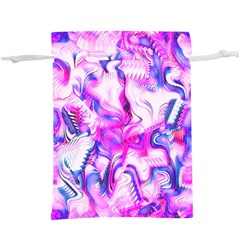 Hot Pink Fuchsia Flower Fantasy   Lightweight Drawstring Pouch (xl) by CrypticFragmentsDesign