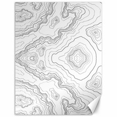 Topography Map Canvas 12  X 16  by goljakoff